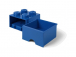 LEGO úložný box so zásuvkou 250x250x180mm – modrý