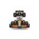 RC auto Formula 1 McLaren 1:12, oranžová