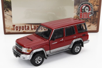 Bm-creations Toyota Land Cruiser Lc76 2014 1:64 červená strieborná