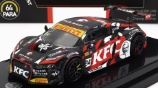 Paragon-models Audi R8 Lms Team Kfc Racing N 24 Australian Gt Championship 2018 T.bates - D.gaunt 1:64 Čierna červená