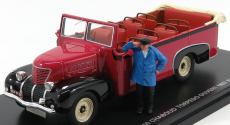Perfex Rochet-schneider 23000 Chaboud Torpedo Ouvert Bus Open 1937 1:43 červená čierna