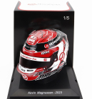 Spark-model helma Bell F1 Casco Helma Haas Fw23 Team Moneygram Haas N 20 Sezóna 2023 Kevin Magnussen 1:5 Červená biela čierna