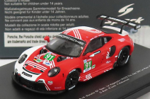 Spark-model Porsche 911 991-2 Rsr Team Porsche Gt N 91 24h Le Mans 2020 R.lietz - G.bruni - F.makowiecki 1:87 Red