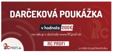 Darčekový poukaz v hodnote 200 € - Elektronický