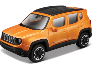 Bburago Jeep Renegade 1:43 oranžová metalíza