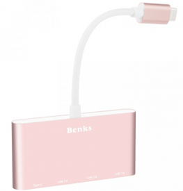 Benks USB-C 4 v 1 hub