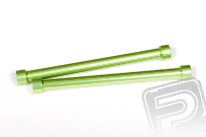Hliníkové stĺpiky 7x70mm zelené (2ks.)