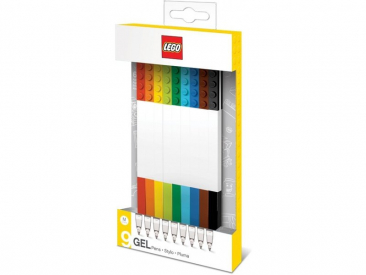 LEGO gélové perá, mix farieb 9 ks