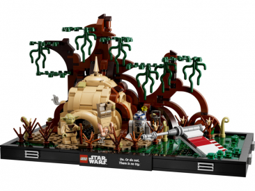 LEGO Star Wars - Výcvik Jediov na planéte Dagobah - dioráma