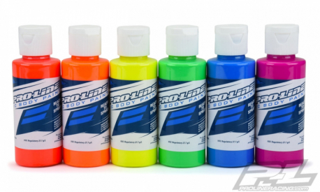 Pro-Line súprava farieb na airbrush (6 ks po 60 ml)