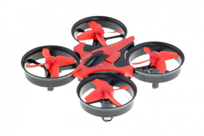 RC dron HI-TEC NANO, červenočierna