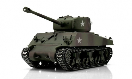RC tank M4A3 Sherman 76 mm 1:16 IR, maskáč
