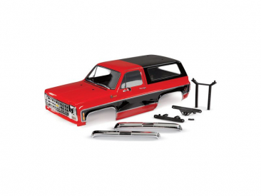 Traxxas karoséria Chevrolet Blazer 1979 kompletná červená