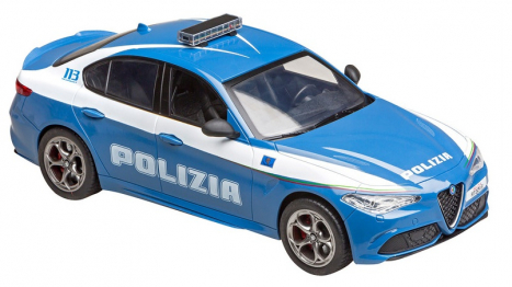 ROZBALENÉ - RC auto Alfa Romeo Giulia Quadrifoglio Police