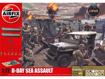 Airfix D-Day Sea Assault 75. výročie (1:72) (Giftset)