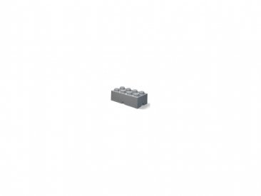 LEGO úložný box 250x500x180mm – tmavosivý