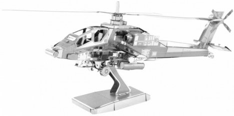 Oceľová stavebnica AH-64 Apache