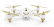 Dron HUBSAN H501S, biela