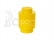 LEGO úložný box guľatý 123x183mm – žltý