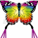 Lietajúci šarkan dúhový motýľ