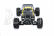 RC auto HBX Race Truck 1:18, žltá