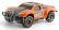 RC auto Muscle Racing 1:43, oranžová + náhradná batéria