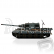 RC tank Jagdtiger 1:16 IR, sivá