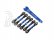 Traxxas ojničky nastaviteľné hliníkové modré (súprava): 4-Tec 2.0