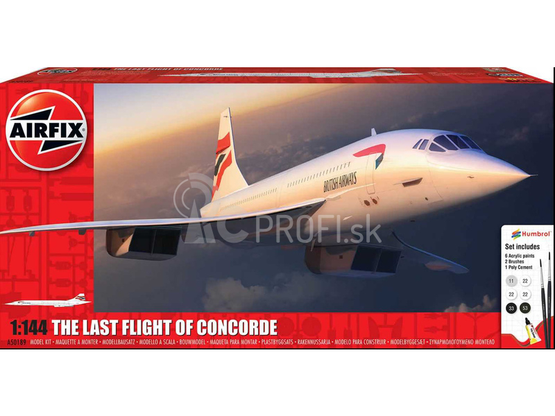 Airfix Posledný let Concordu (1:144) (darčeková súprava)