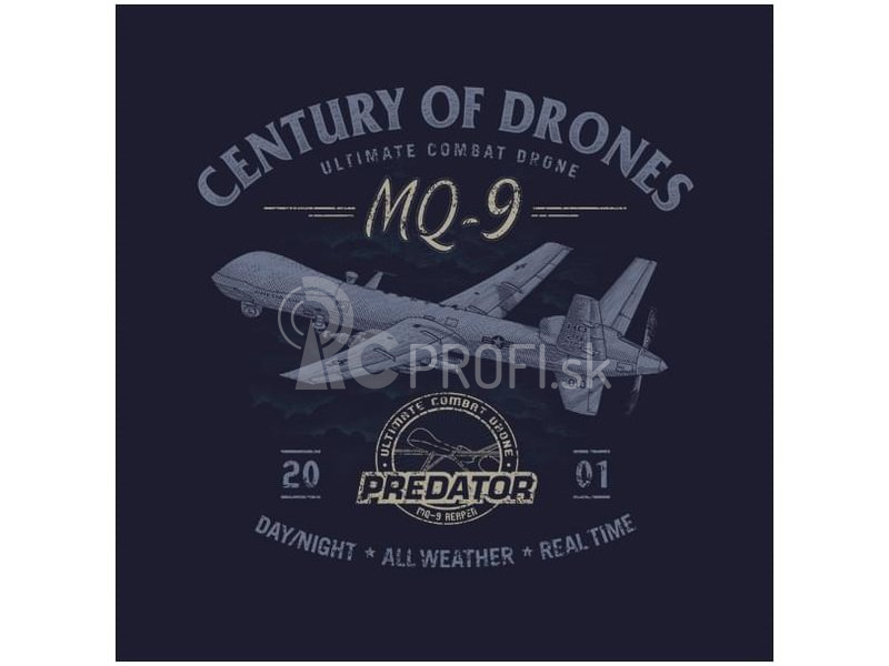 Antonio dámske tričko Dron MQ-9 Reaper L