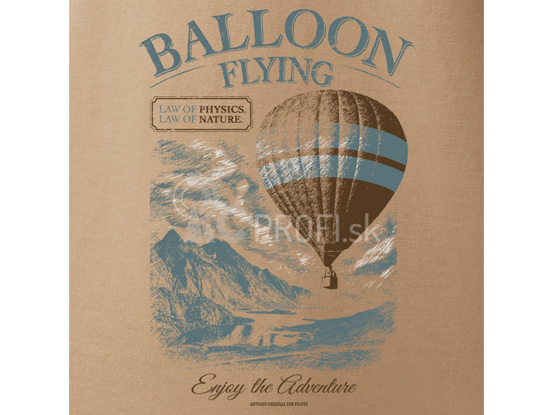 Antonio pánske tričko Balloon Flying S