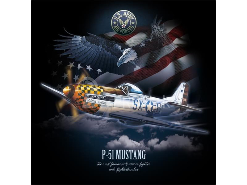Antonio pánske tričko P-51 Mustang M