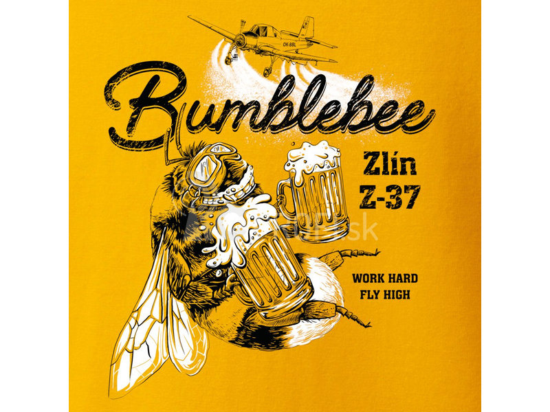 Antonio pánske tričko Zlín Z-37 BUMBLEBEE XXL