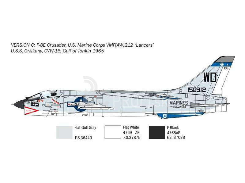Italeri Vought F-8E Crusader (1:72)