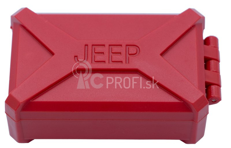Kanister Jeep, červený