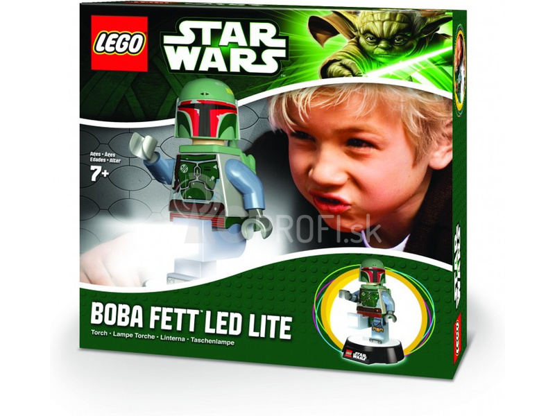LEGO baterka a nočná lampa – Star Wars Boba Fett