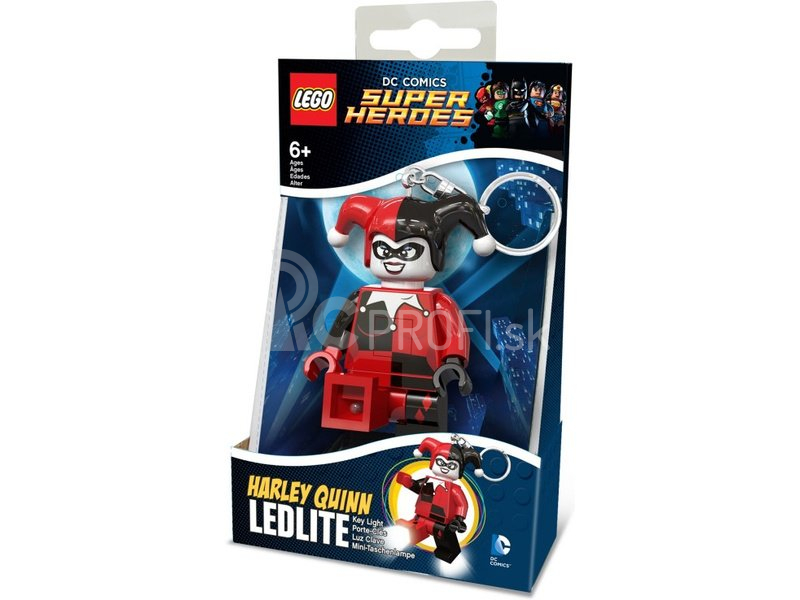 LEGO svietiaca kľúčenka – Super Heroes Harley Quinn