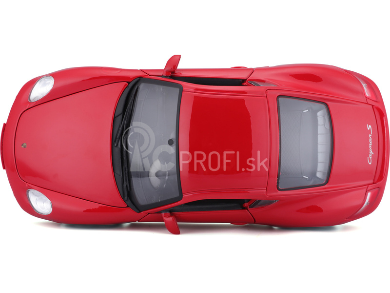 Maisto Porsche Cayman S 1:18 červená