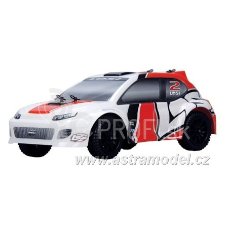 RC auto Losi Micro-Rally Car 1:24, bílý/modrý