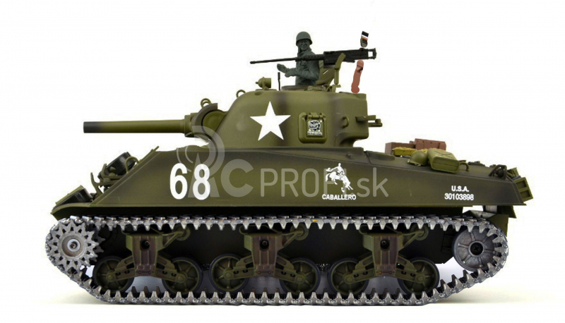 RC tank SHERMAN M4A3 1:16, BB IR