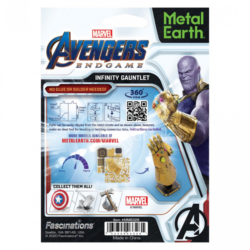 Súprava Marvel's Avengers Infinity Gauntlet Steel Kit