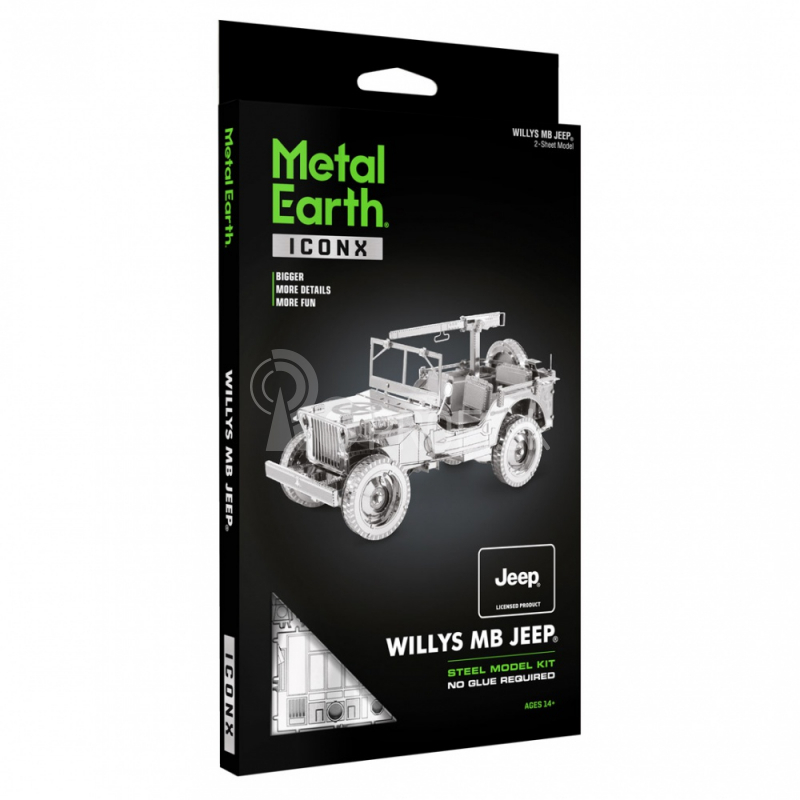 Súprava Willys Jeep z ocele