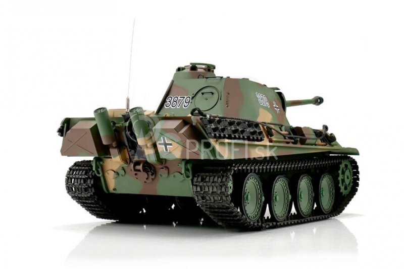 TORRO tank 1/16 RC Panther verzia G fľakatá kamufláž – BB Airsoft + IR