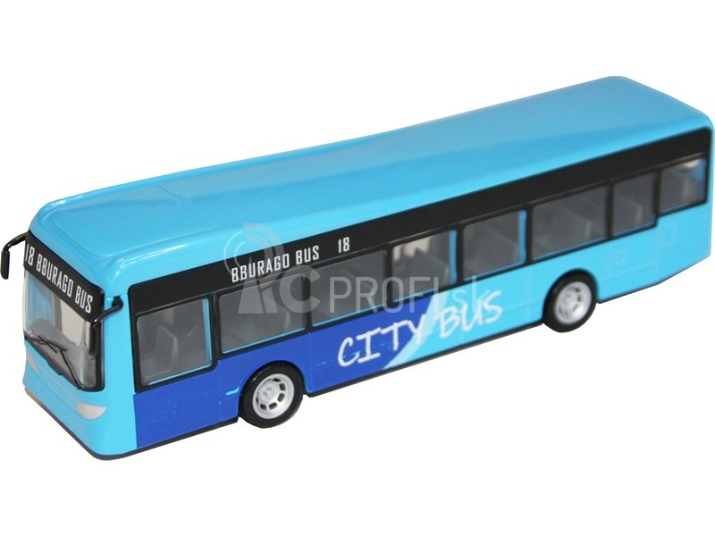 Bburago City Bus modrý