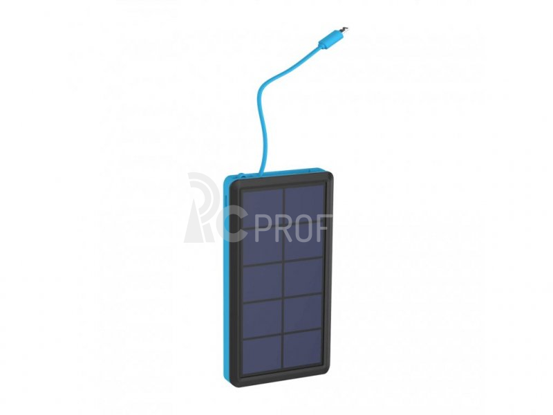XLayer powerbanka PLUS Solar 10000 mAh čierna/modrá