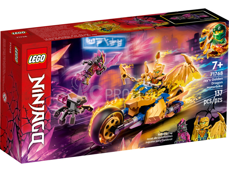 LEGO Ninjago - Jayova zlatá dračia motorka