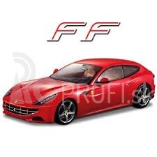 RC auto Ferrari FF Red On Road