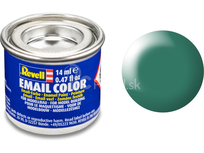 Revell emailová farba #365 polomatná zelená patina 14 ml