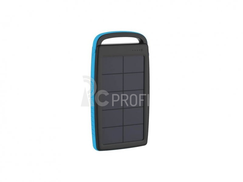 XLayer powerbanka PLUS Solar 20000 mAh čierna/modrá
