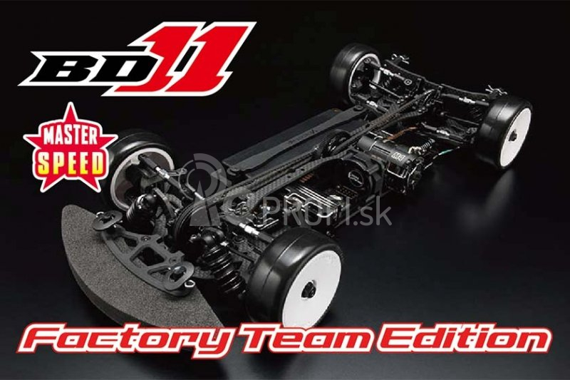 Yokomo Master Speed BD11 Team Edition Touring Car stavebnica, uhlíkové šasi